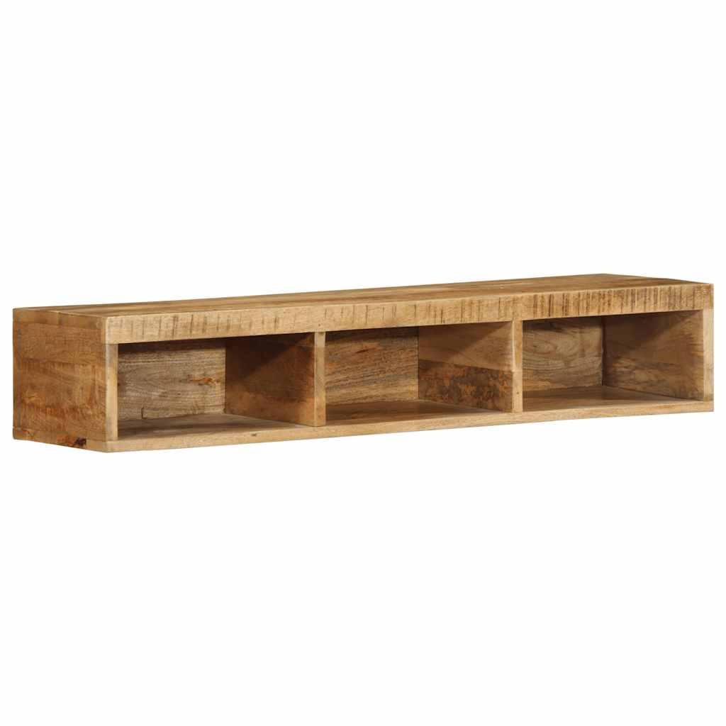 vidaXL Tv-meubel wandmontage 100x30x19 cm massief ruw mangohout - Aashly