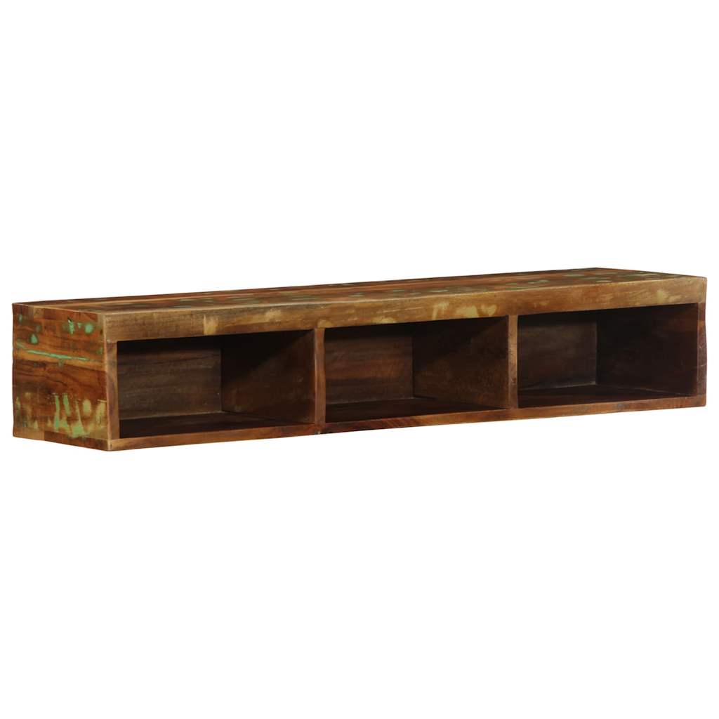 vidaXL Tv-meubel wandmontage 100x30x19 cm massief ruw mangohout - Aashly