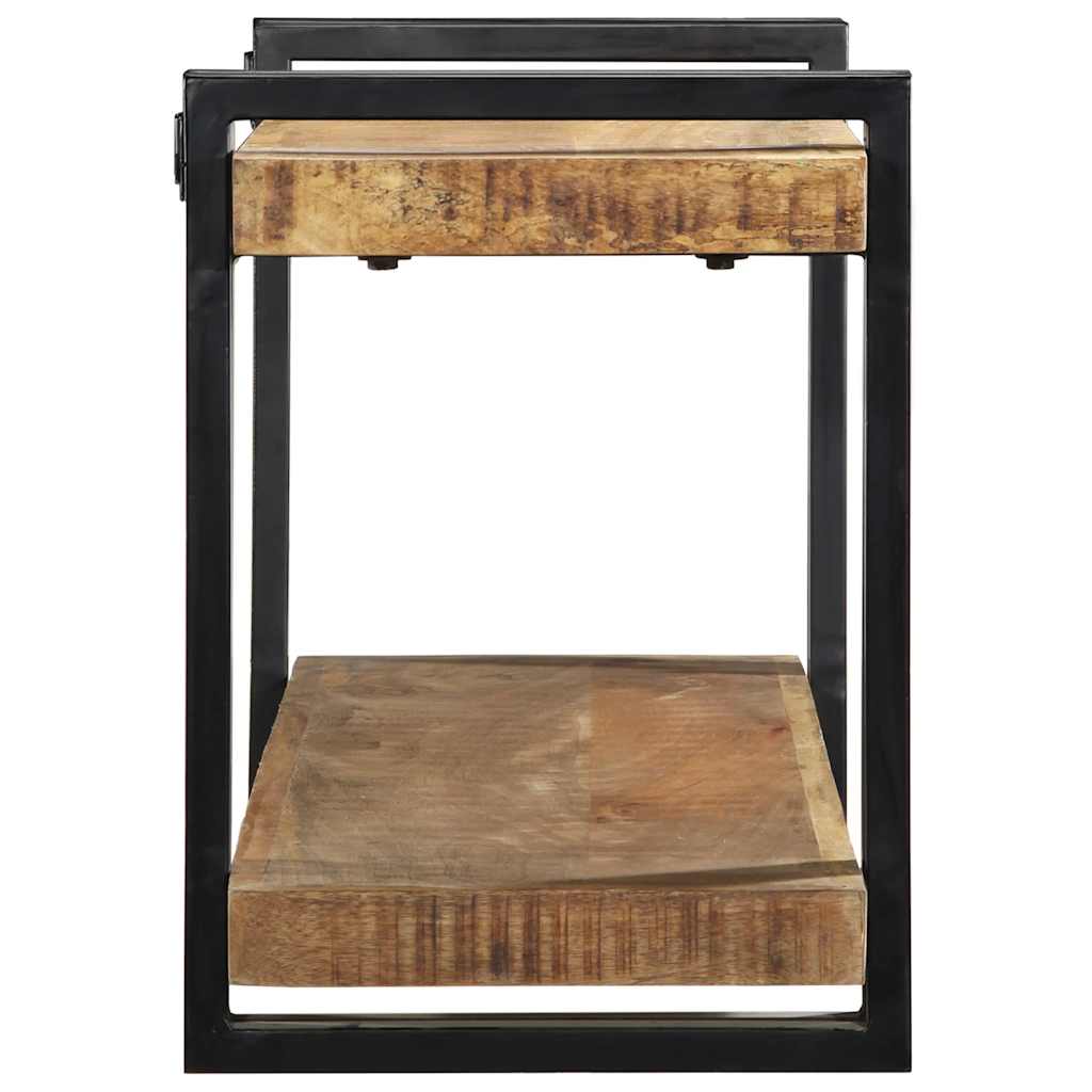 vidaXL Wandschap 90x33x45 cm massief acaciahout - Aashly