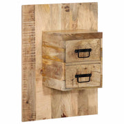 vidaXL Nachtkastje 50x27x50 cm massief acaciahout - Aashly