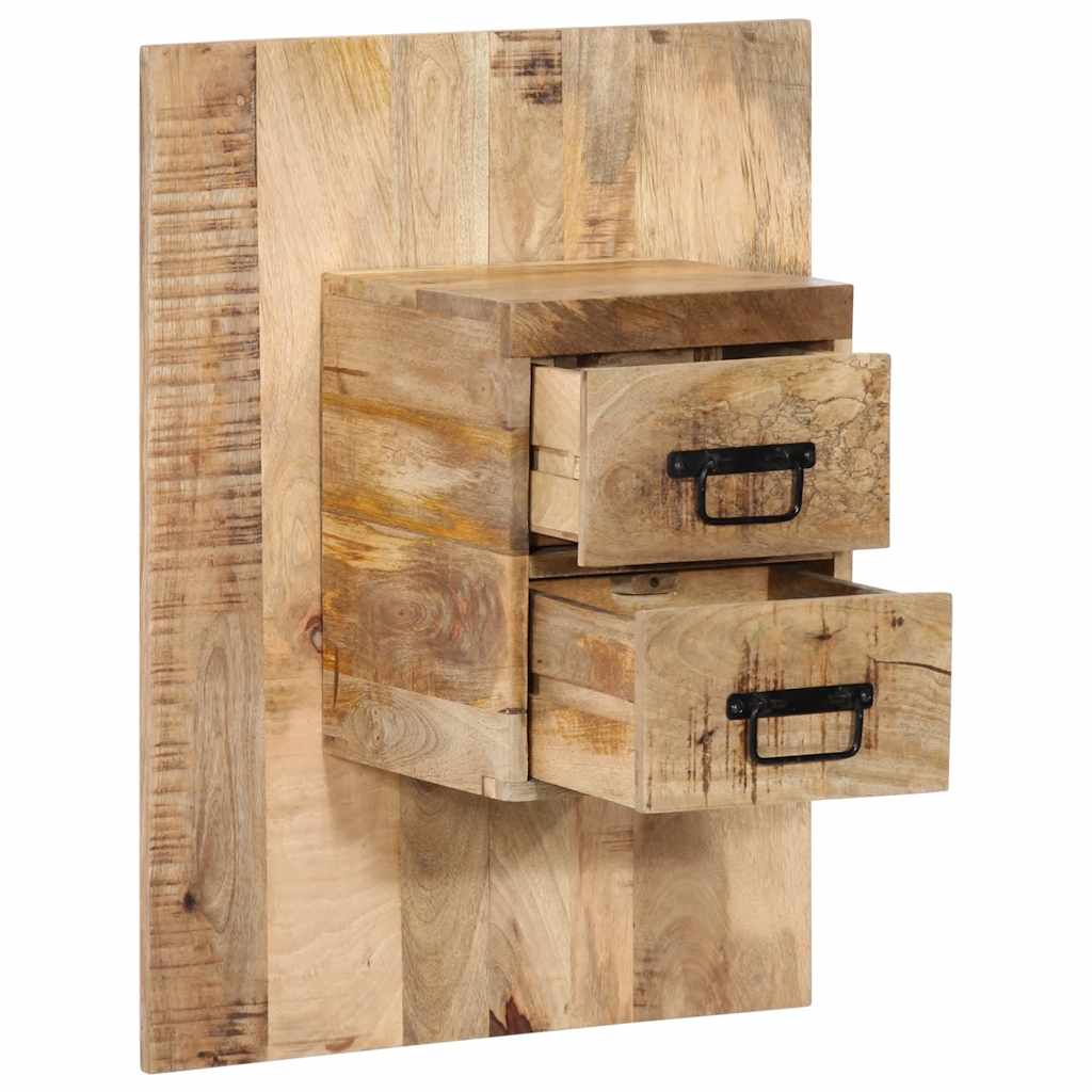 vidaXL Nachtkastje 50x27x50 cm massief acaciahout - Aashly
