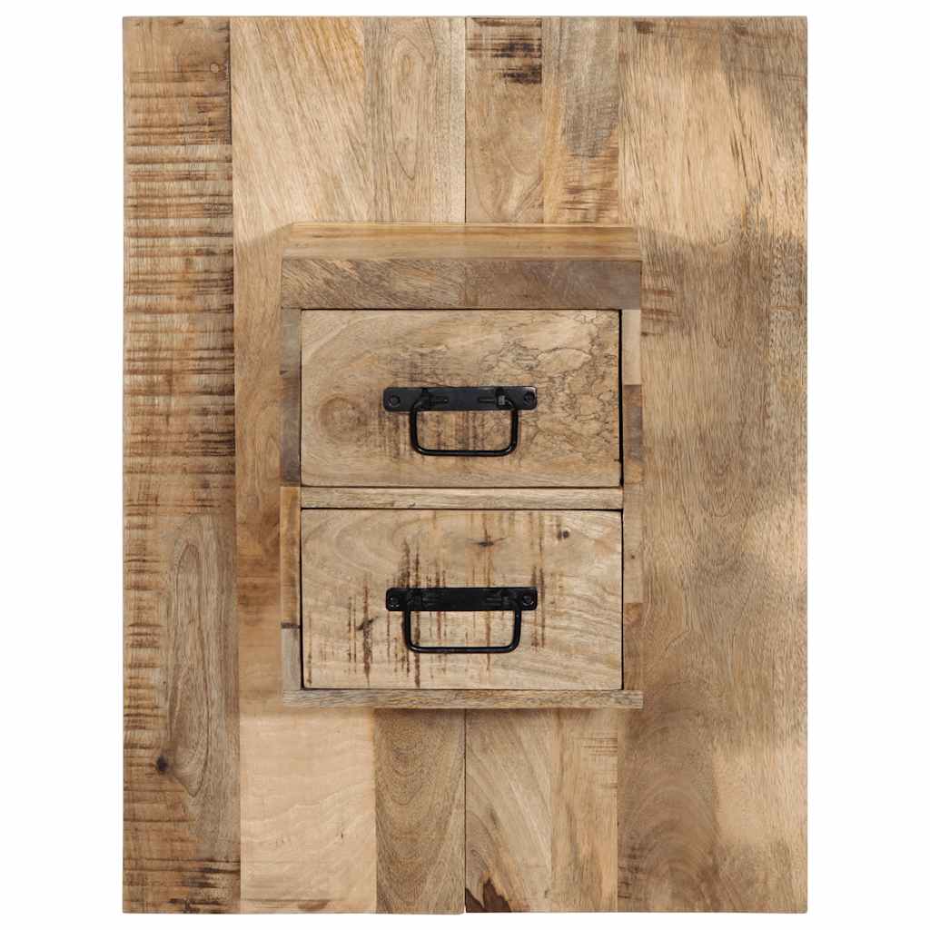 vidaXL Nachtkastje 50x27x50 cm massief acaciahout - Aashly