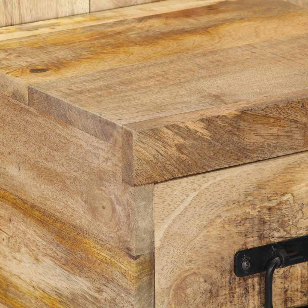 vidaXL Nachtkastje 50x27x50 cm massief acaciahout - Aashly