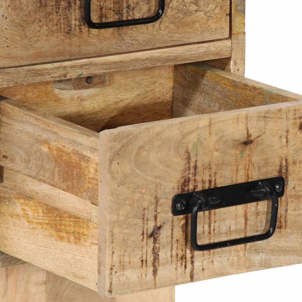 vidaXL Nachtkastje 50x27x50 cm massief acaciahout - Aashly