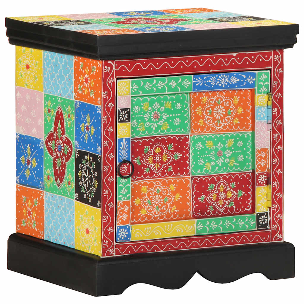vidaXL Nachtkastje 2 st 40x35x45 cm massief mangohout mango - Aashly