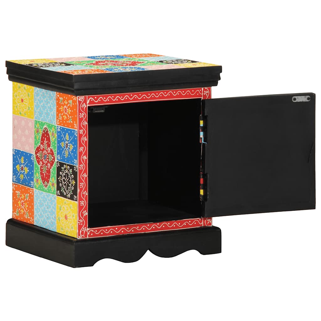 vidaXL Nachtkastje 2 st 40x35x45 cm massief mangohout mango - Aashly