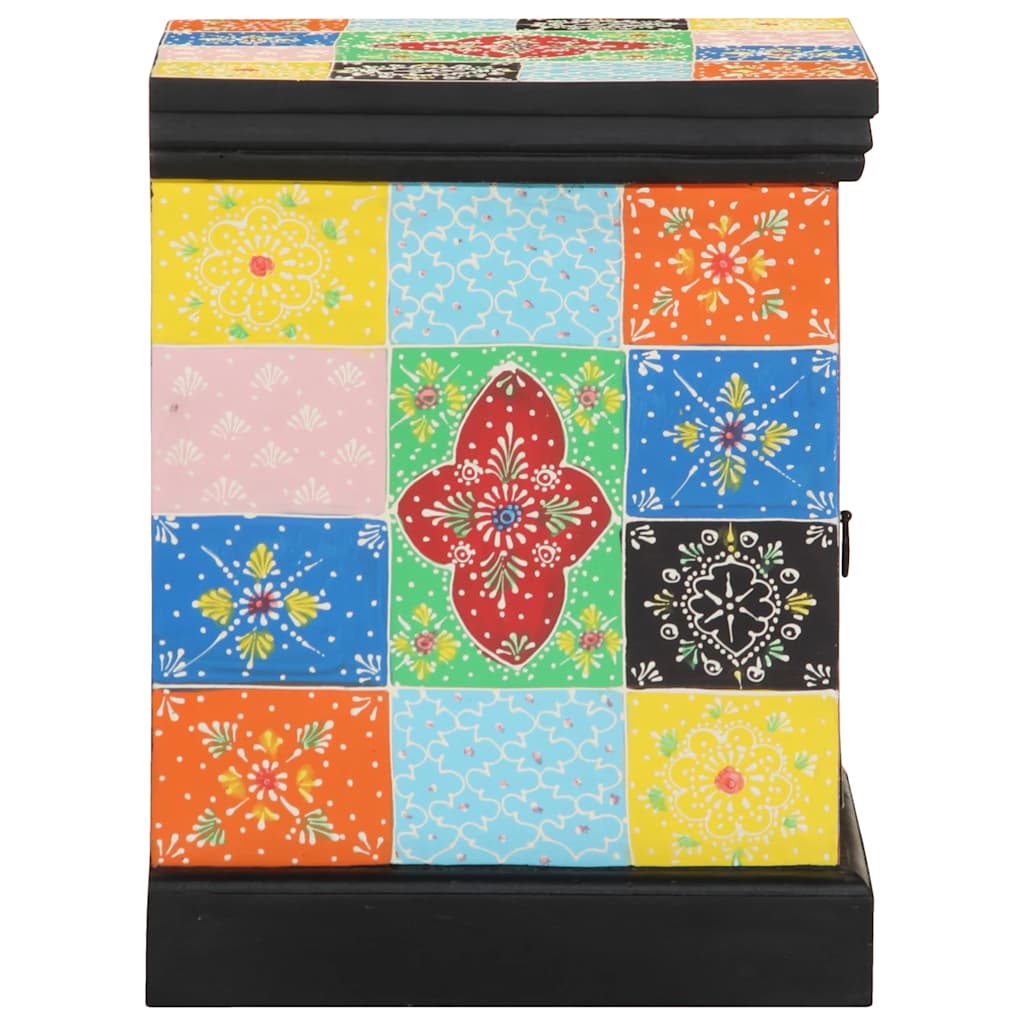 vidaXL Nachtkastje 2 st 40x35x45 cm massief mangohout mango - Aashly