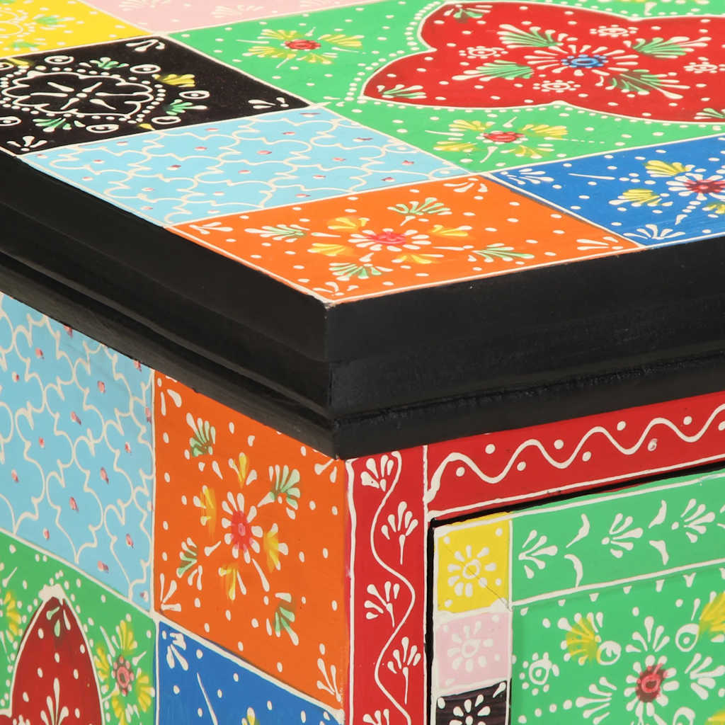 vidaXL Nachtkastje 2 st 40x35x45 cm massief mangohout mango - Aashly