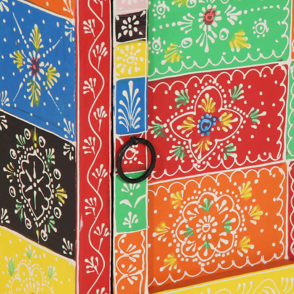 vidaXL Nachtkastje 2 st 40x35x45 cm massief mangohout mango - Aashly