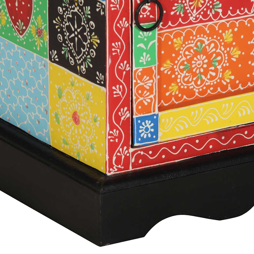 vidaXL Nachtkastje 2 st 40x35x45 cm massief mangohout mango - Aashly