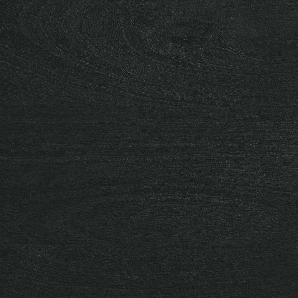 vidaXL Nachtkastje 40x33x46 cm bewerkt hout zwart