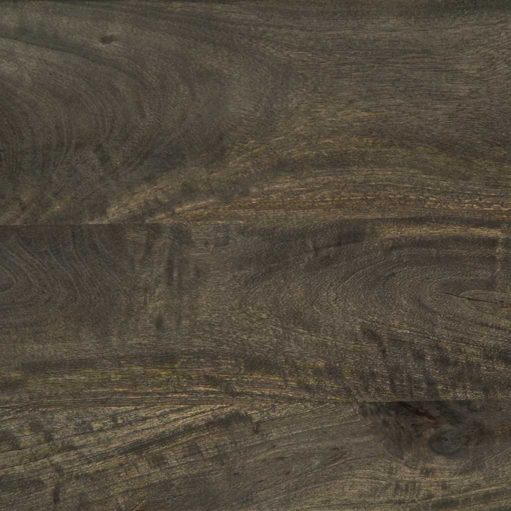 vidaXL Nachtkastje 40x33x46 cm massief mangohout zwart