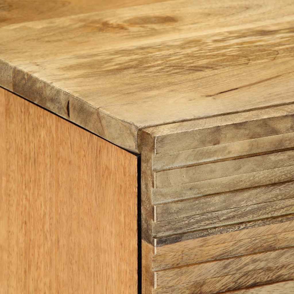 vidaXL Nachtkastje 40x33x46 cm massief mangohout bruin