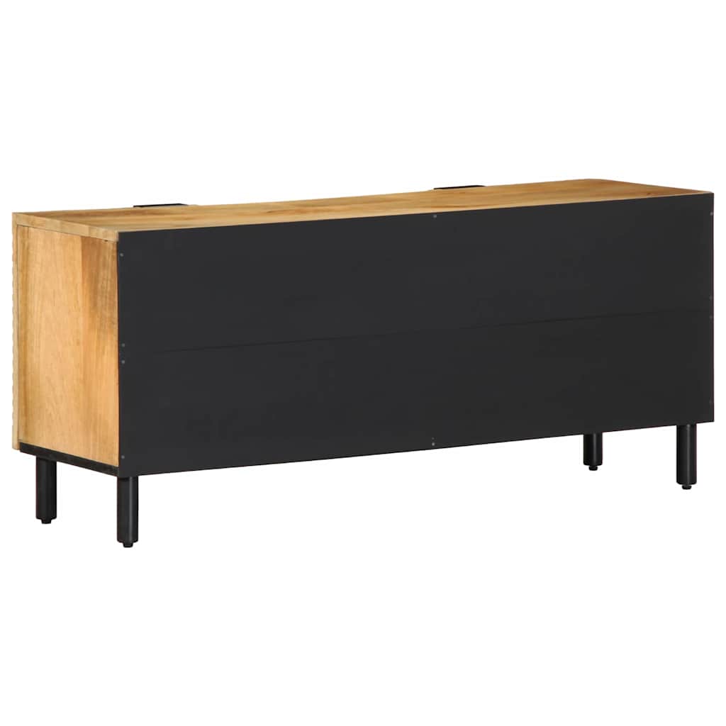 vidaXL Tv-meubel 105x33x46 cm massief mangohout bruin - Aashly