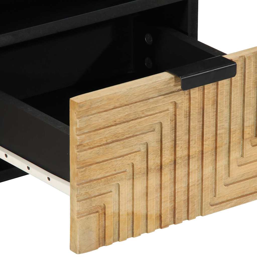 vidaXL Tv-meubel 70x33x46 cm massief mangohout bruin