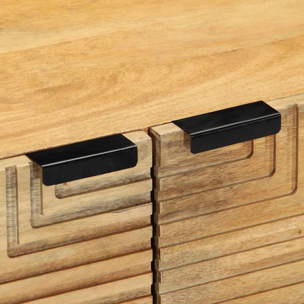 vidaXL Salontafel 80x50x40 cm massief mangohout bruin