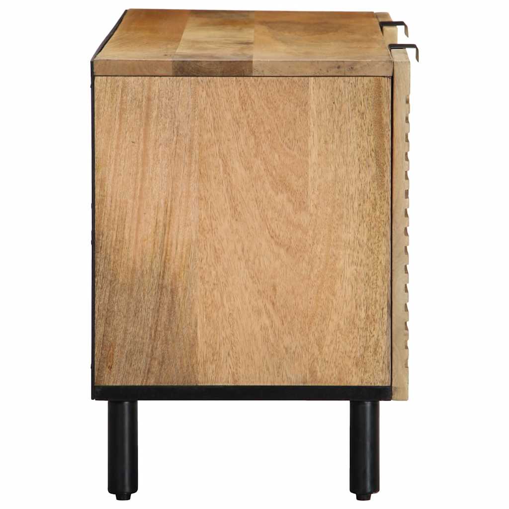 vidaXL Tv-meubel 105x33x46 cm massief mangohout bruin - Aashly