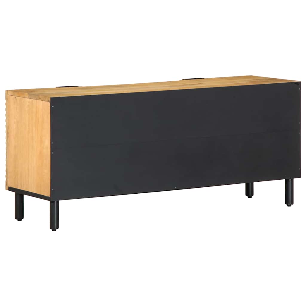 vidaXL Tv-meubel 105x33x46 cm massief mangohout bruin - Aashly