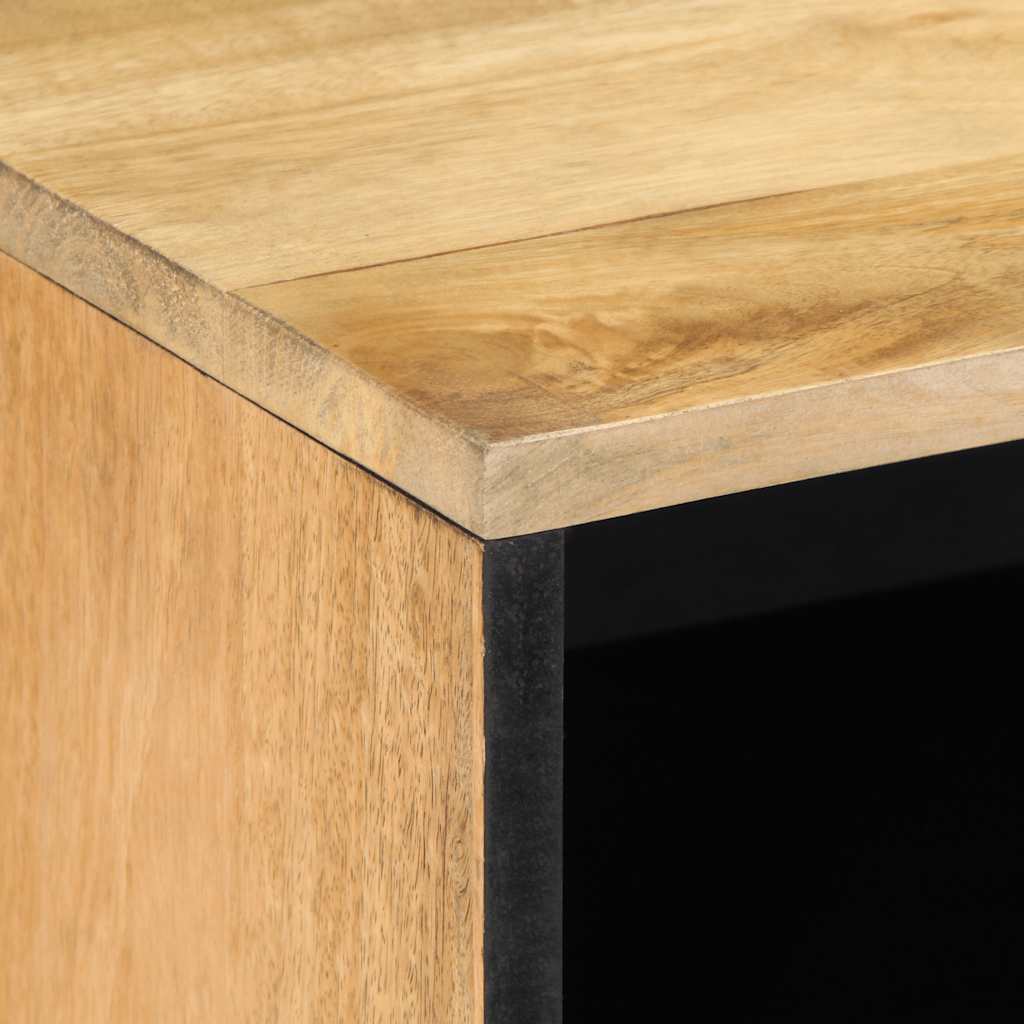 vidaXL Tv-meubel 80x31,5x46 cm massief mangohout bruin