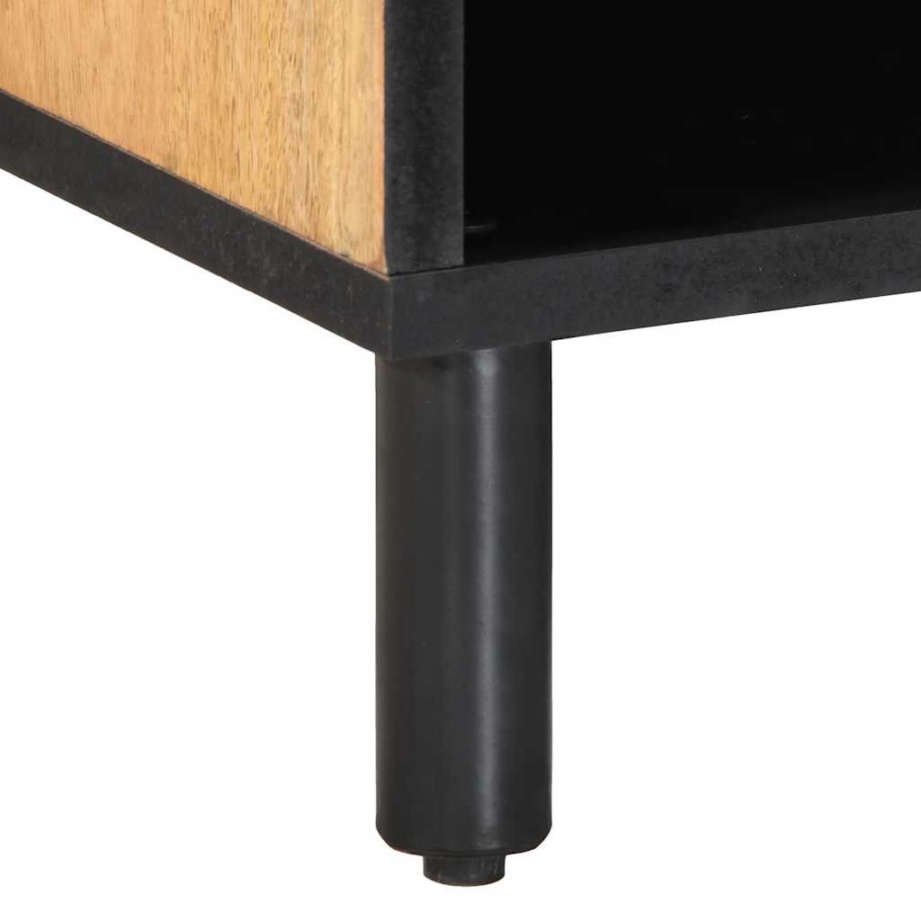 vidaXL Tv-meubel 80x31,5x46 cm massief mangohout bruin
