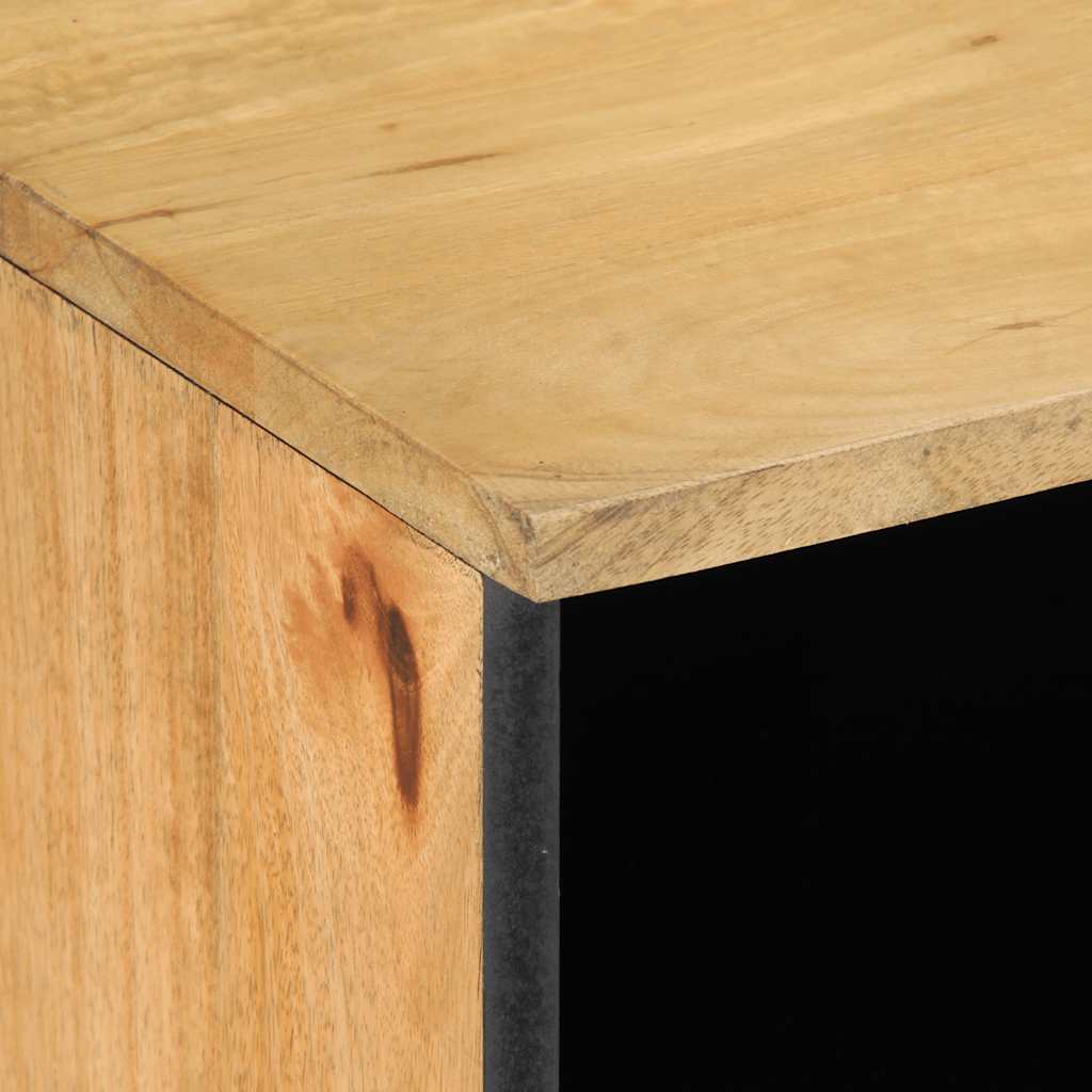 vidaXL Tv-meubel 100x33x46 cm massief mangohout bruin - Aashly