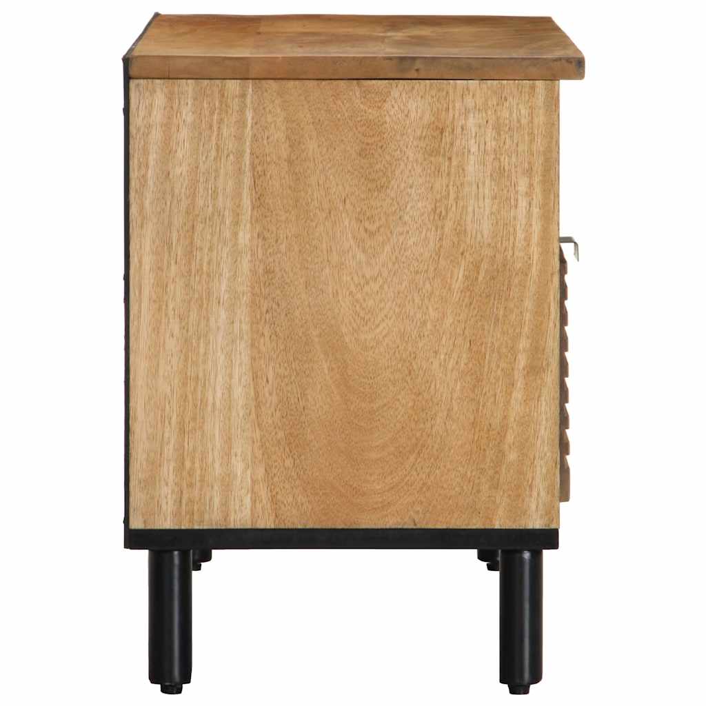 vidaXL Tv-meubel 80x33x46 cm massief mangohout bruin