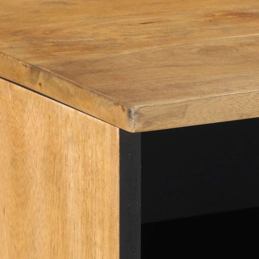 vidaXL Tv-meubel 80x33x46 cm massief mangohout bruin