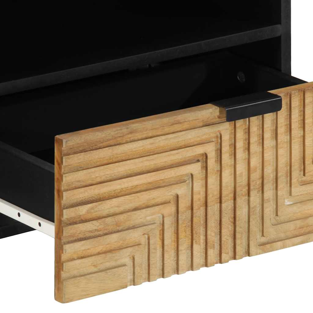 vidaXL Tv-meubel 80x33x46 cm massief mangohout bruin