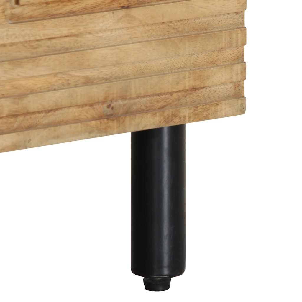 vidaXL Tv-meubel 80x33x46 cm massief mangohout bruin