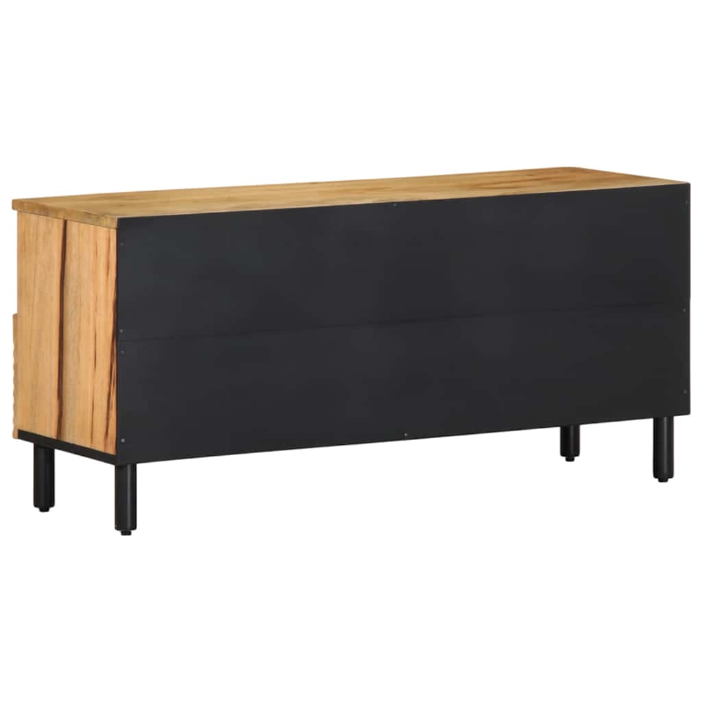 vidaXL Tv-meubel 100x33x46 cm massief mangohout bruin