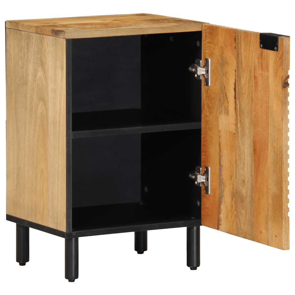 vidaXL Badkamerkast 38x33,5x58 cm massief mangohout bruin - Aashly