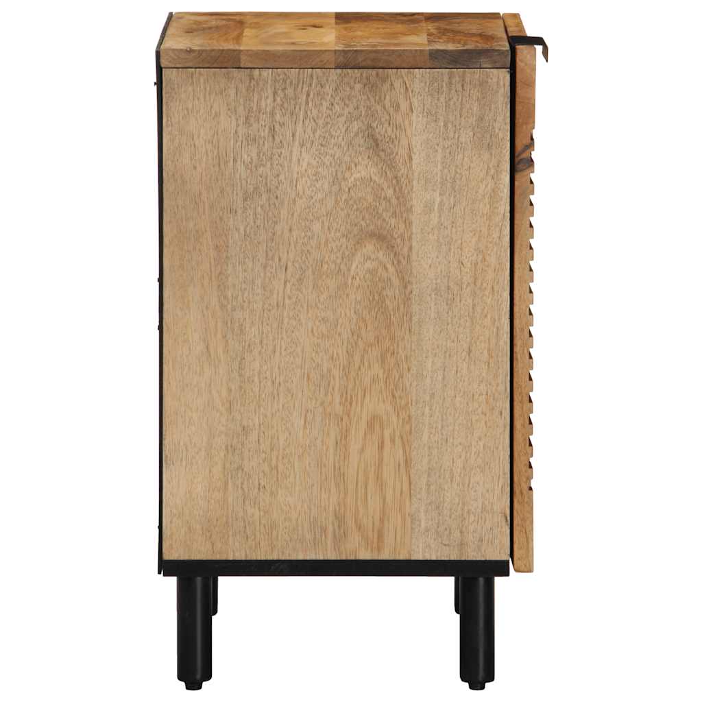 vidaXL Badkamerkast 38x33,5x58 cm massief mangohout bruin - Aashly