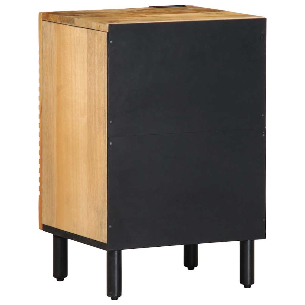 vidaXL Badkamerkast 38x33,5x58 cm massief mangohout bruin - Aashly