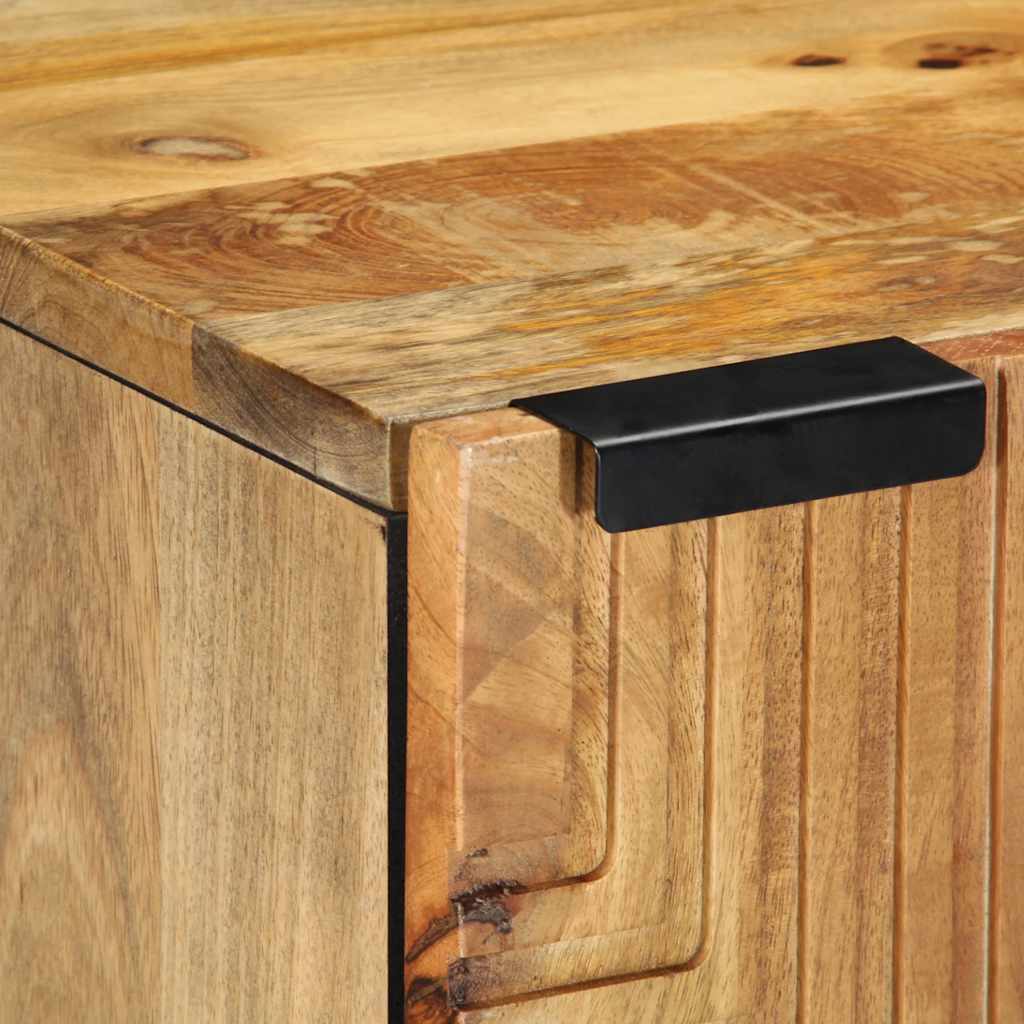vidaXL Badkamerkast 38x33,5x58 cm massief mangohout bruin - Aashly