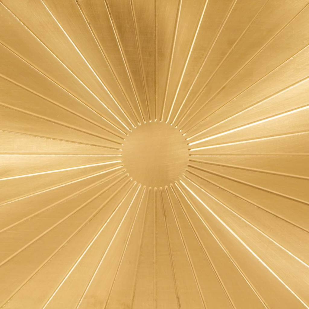 vidaXL Nachtkastje Zwart en Goud 40 x 33.5 x 46 cm