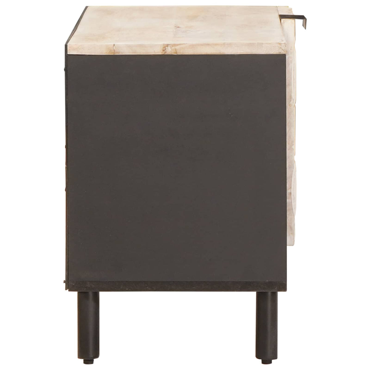 vidaXL TV-kast met opslag Witte Was Afwerking 80 x 31,5 x 46 cm