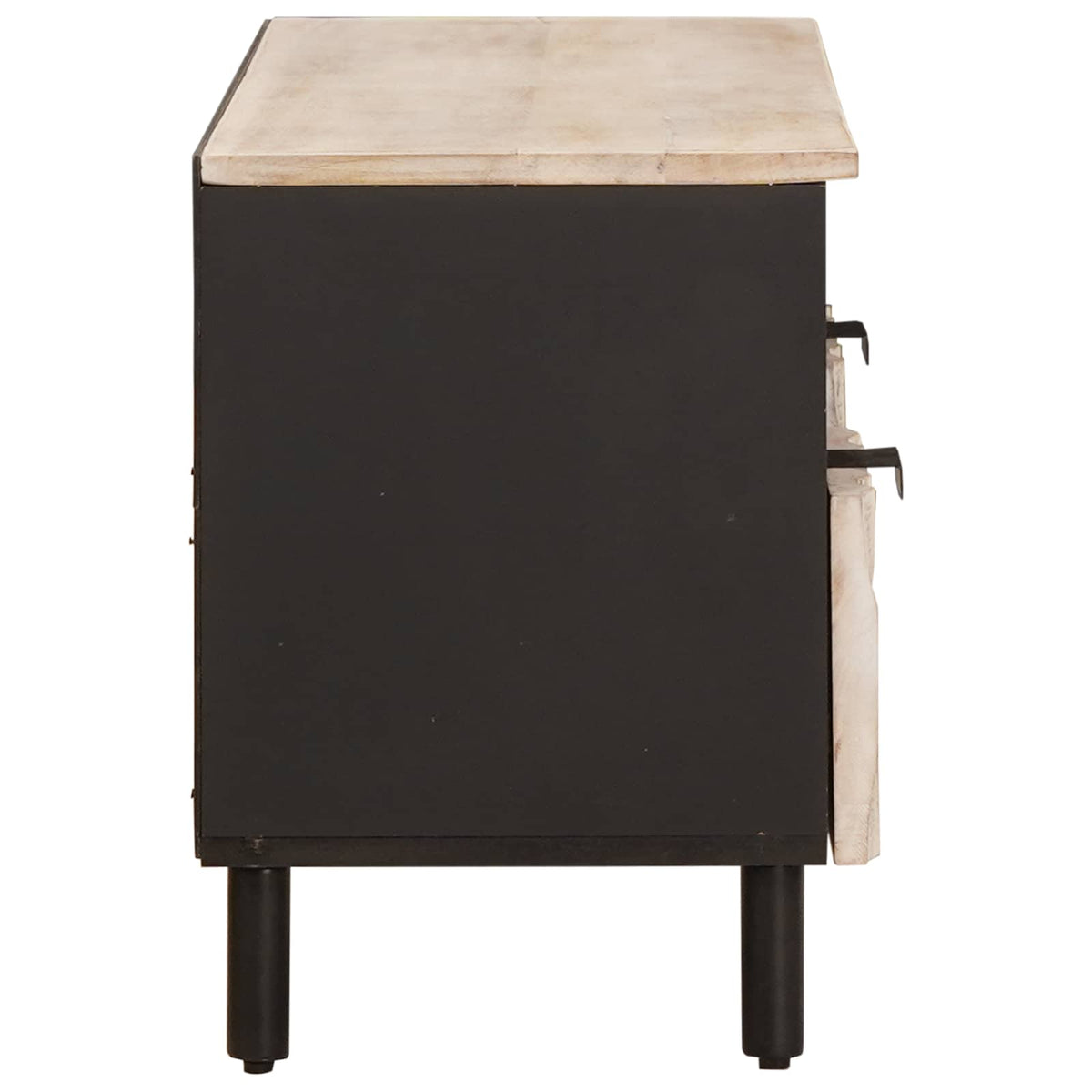 vidaXL TV-kast met lade Witte Was Afwerking 100 x 33,5 x 46 cm