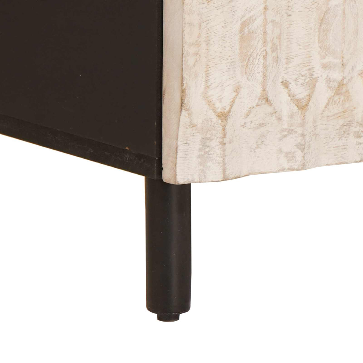 vidaXL TV-kast met lade Witte Was Afwerking 100 x 33,5 x 46 cm