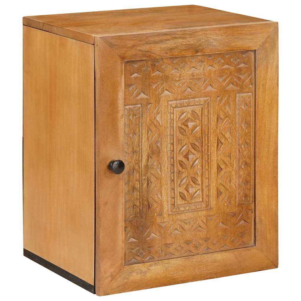 vidaXL Badkamer Kast Lichtbruin 38 x 33.5 x 160 cm Massief Mango Hout