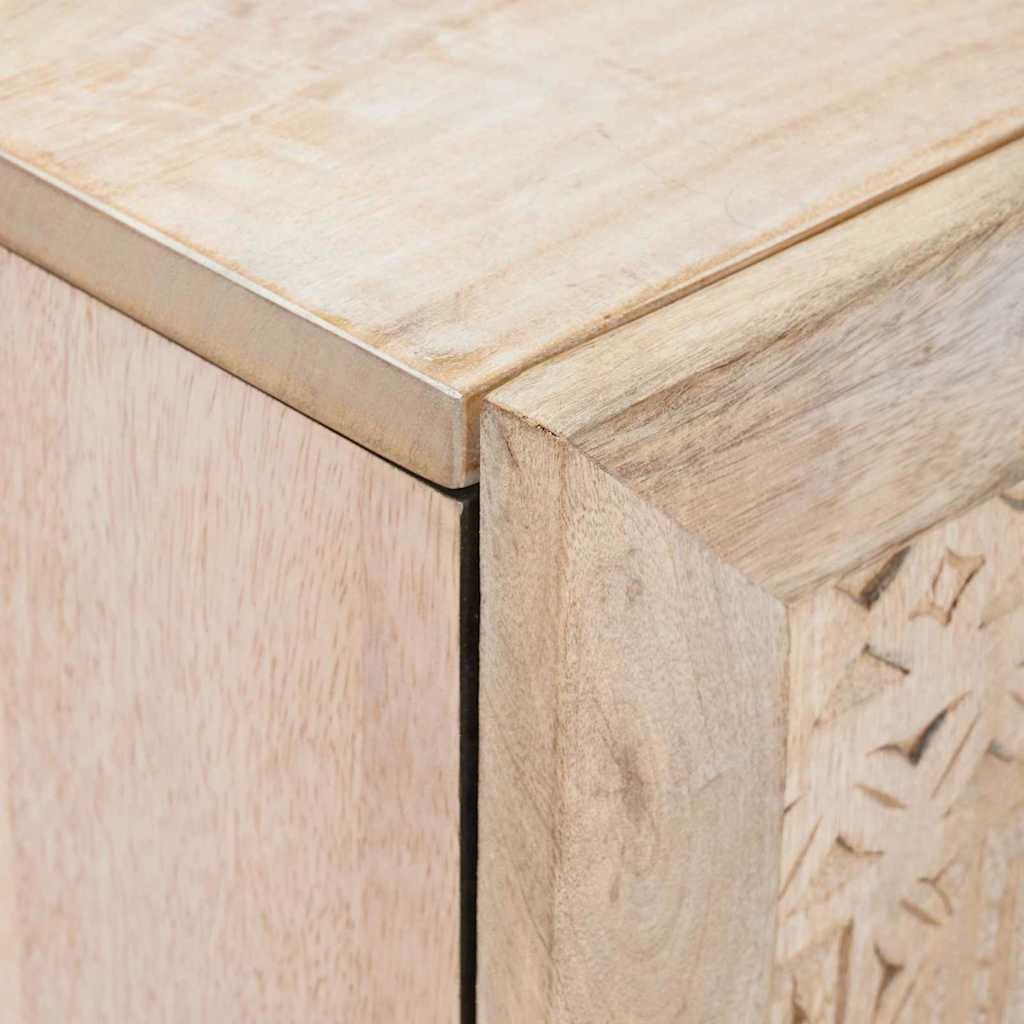 vidaXL Dressoir met plank Lichtbruin 60 x 33 x 75 cm massief mangohout