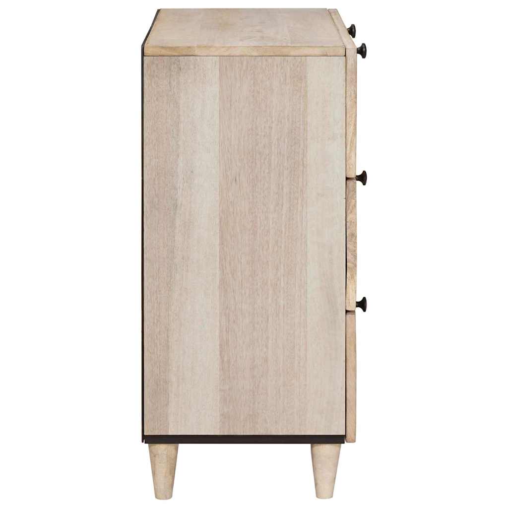 vidaXL Dressoir met lade Lichtbruin 60 x 33 x 75 cm massief mangohout
