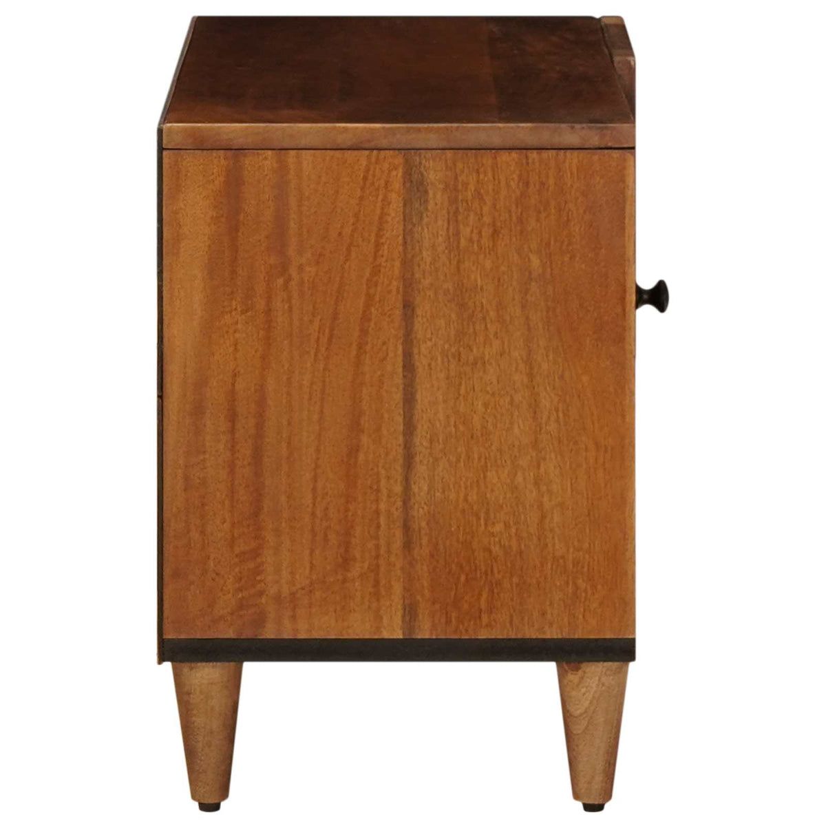 vidaXL TV-kast Walnotenhout 80 x 31,5 x 46 cm Massief Mango Hout