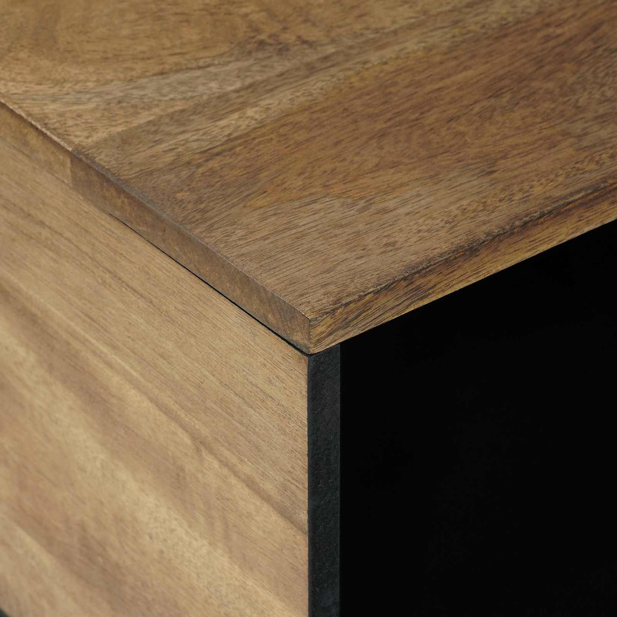 vidaXL Salontafel Wit 80 x 50 x 40 cm Massief Mango Hout