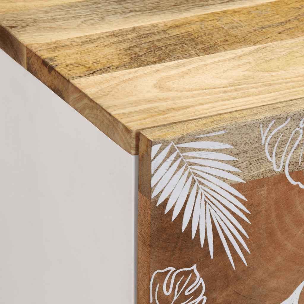 vidaXL Nachtkastje 40x33,5x46 cm massief mangohout