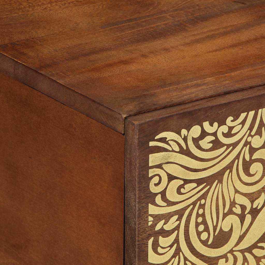 vidaXL Salontafel 80x50x40 cm Massief Mangohout