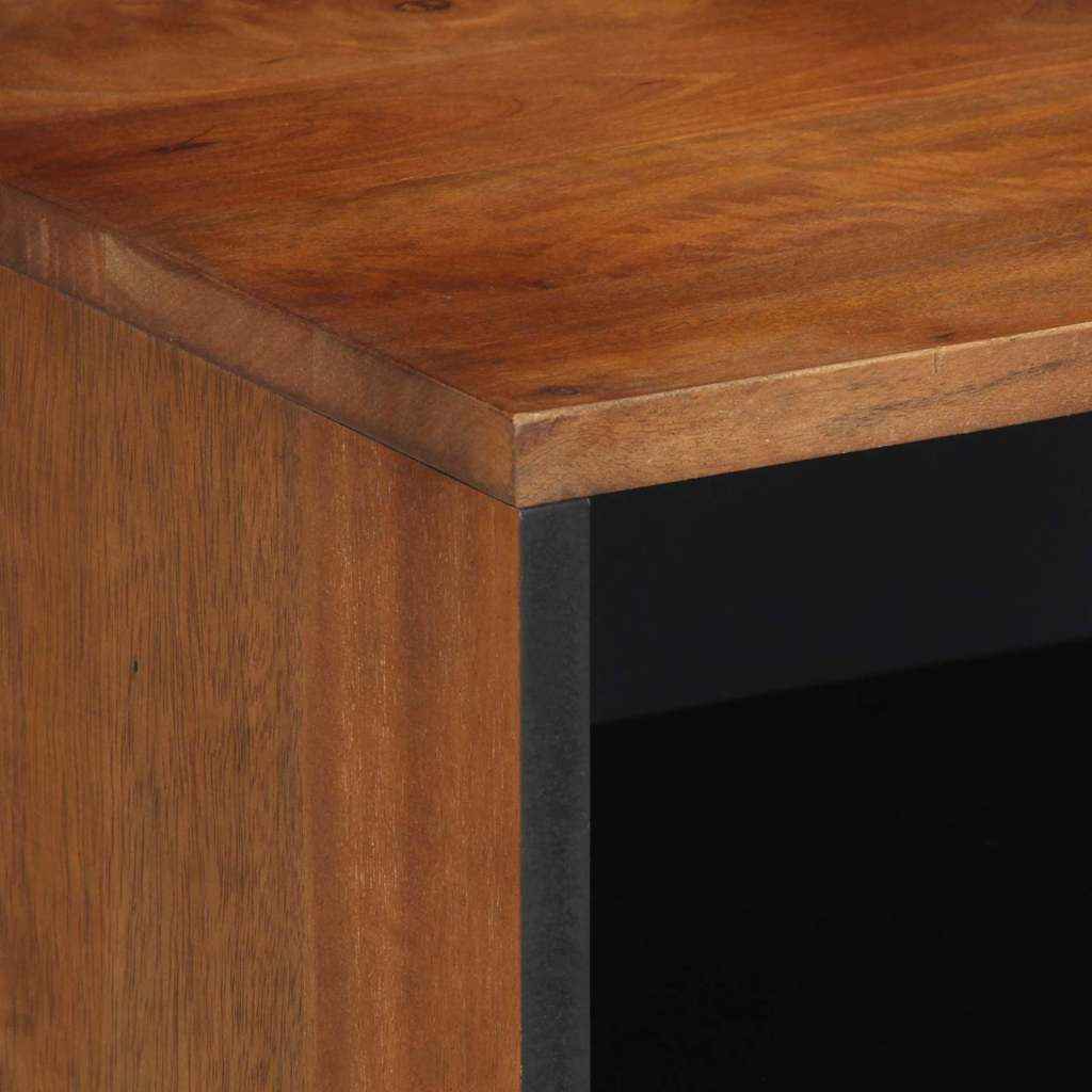 vidaXL TV-Kast Honingbruin Massief mangohout, Engineered wood