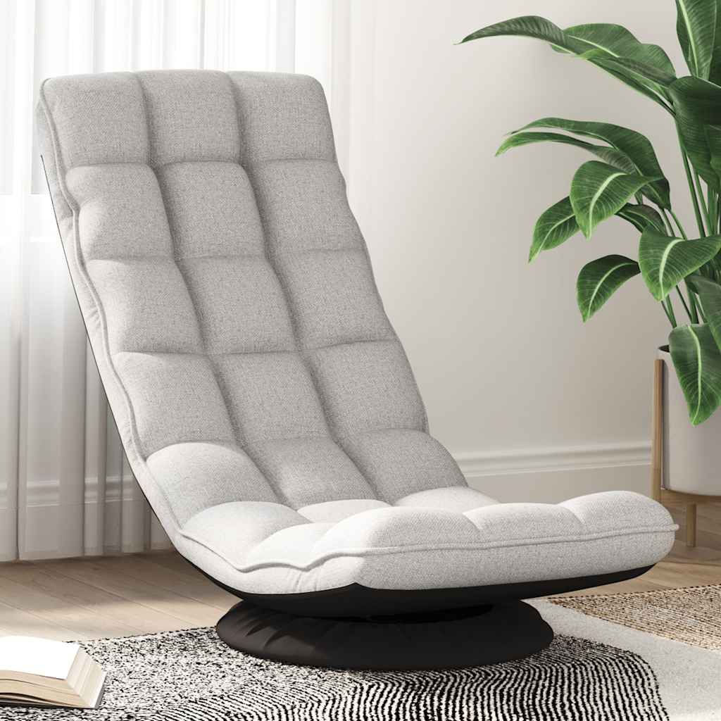 vidaXL Vloerkruk Cloud 70x51x79 cm stof wolkengrijs - Aashly