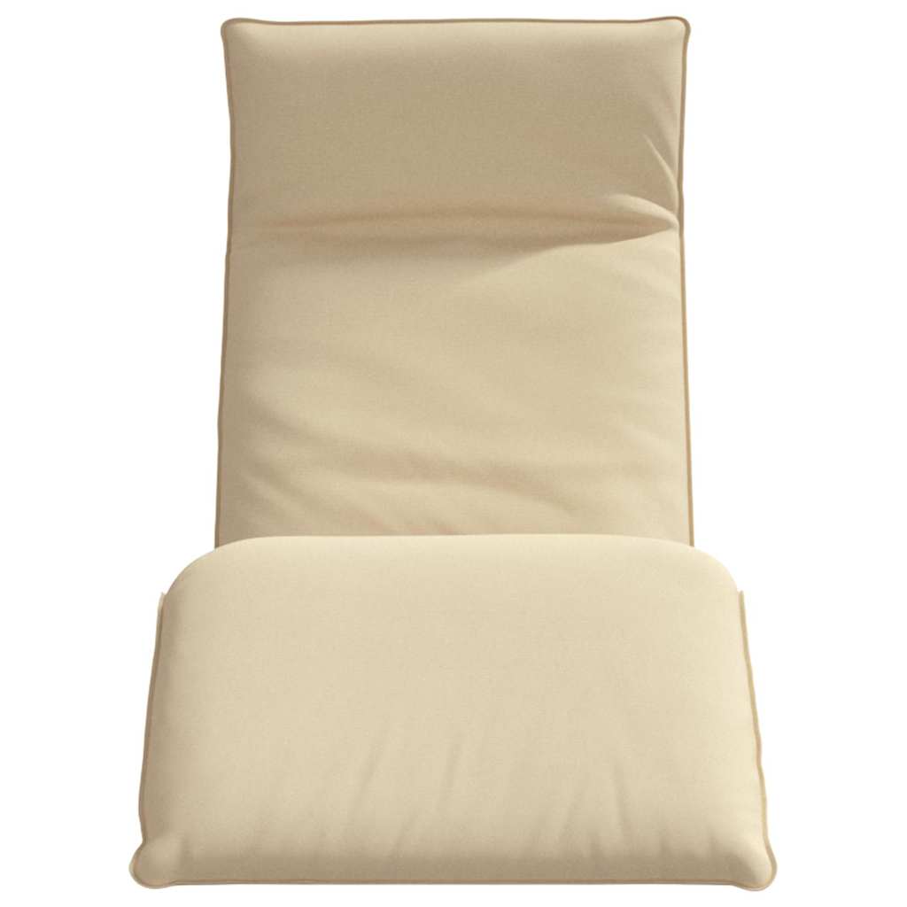 vidaXL Ligstoel inklapbaar 175x54x8,5 cm Oxford stof antracietkleurig - Aashly