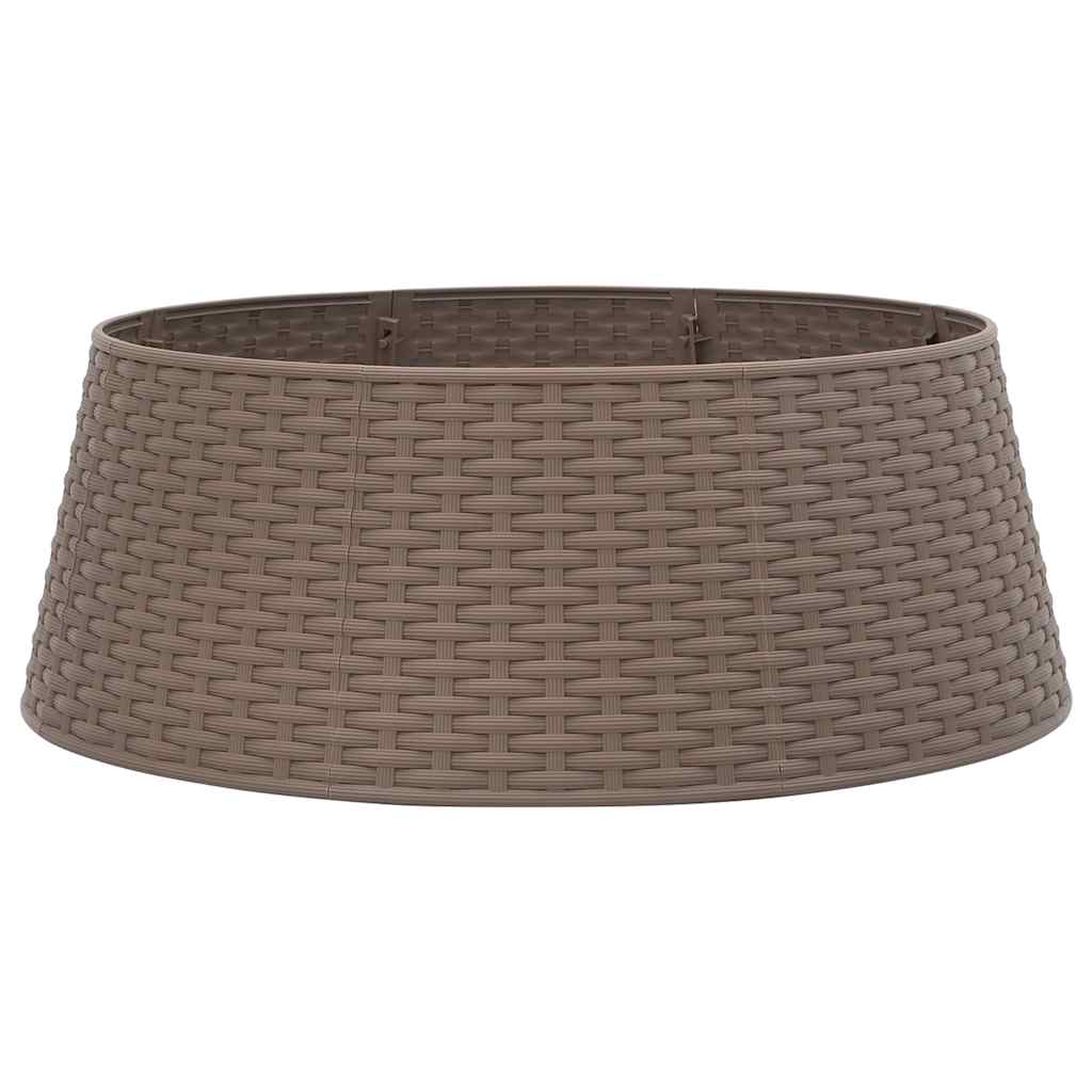 vidaXL Kerstboomrok Ø56x23 cm kunststof wit - Aashly