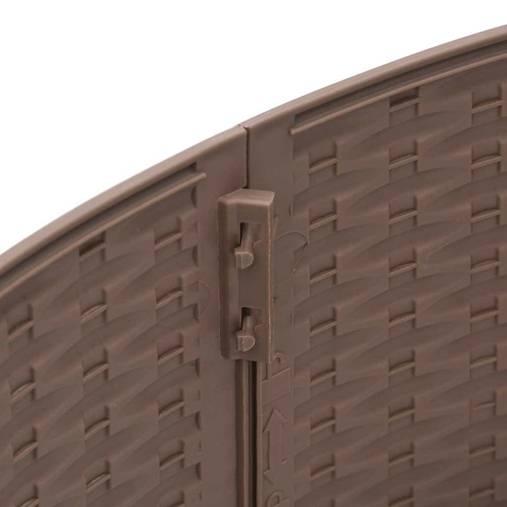 vidaXL Kerstboomrok Ø56x23 cm kunststof wit - Aashly